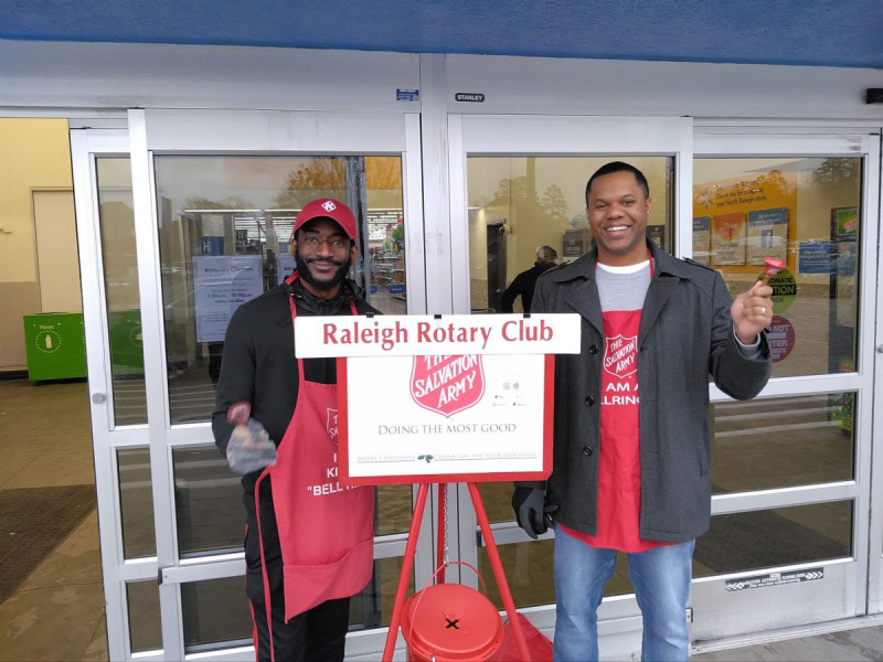Sign Up Now, Send Bell Ringing Pics to rotaryraleighpr@gmail.com